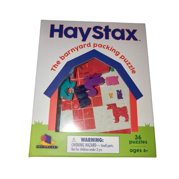 Haystax The Barnyard Packing Puzzle By Brainwright 6+ - Picture 1 of 6